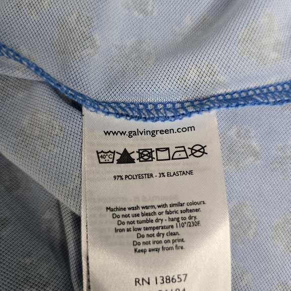 Galvin Green Short Sleeve Golf Polo Size Small - Picture 8 of 8